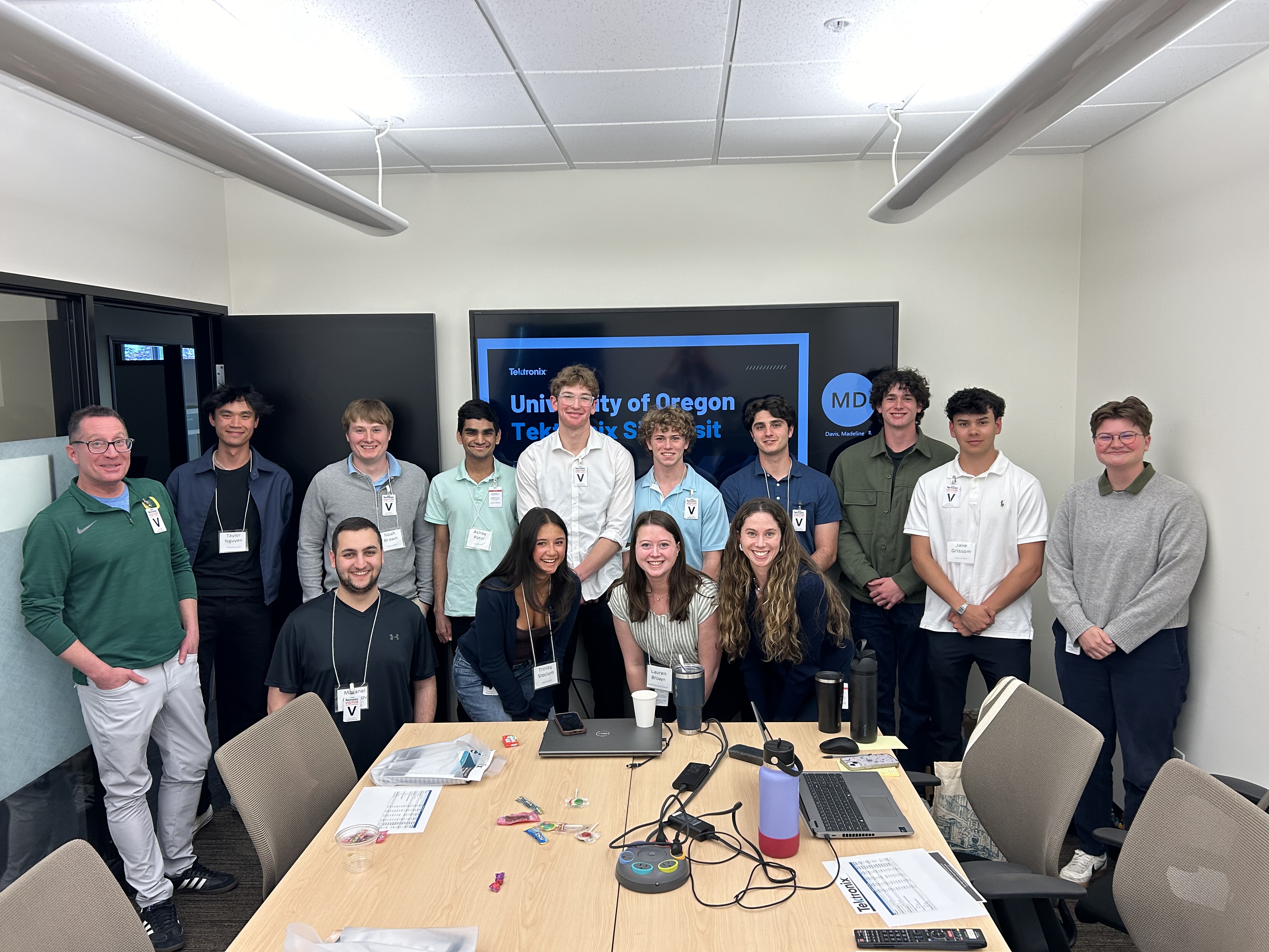 FMA members at Tektronix corporate site visit